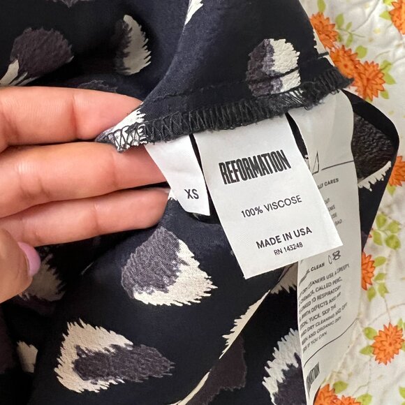 Reformation Eli 90's Slip Dress in Wild Child (Like New, XS) - Picture 8 of 11